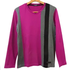 【クーポン配布中】美品◆BLACK LABEL CRESTBRIDGE 長袖 カットソー ロンT カラーブロック切替 春物 日本製 ブラックレーベルクレストブリッジ メンズのサムネイル
