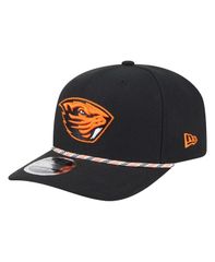 뉴 엘라 남성 액세서리 모자 New Era Mens Black Oregon State Beavers Game Day MultiRope 9SEVENTY StretchSnap
