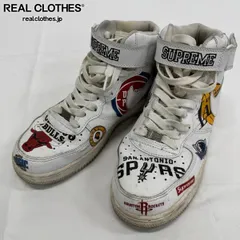 Supreme×NIKE/シュプリーム×ナイキ NBA AIR FORCE 1 MID 07/エアフォース 1 ミッド ホワイト AQ8017-100/26.5
