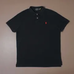 Polo ポロ ラルフローレン QR新モデル ブラック レッドポニー PK 半袖