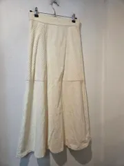 ZARA アイボリー コーデュロイ ロング スカート
