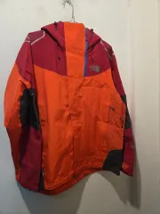 THE NORTH FACE ゴアテックス オレンジ/レッド ウィンドブレーカー ジャケット