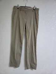 セオリー ベージュ レディース リネン パンツ スラックス