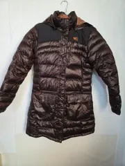 ミレー レディース ダウンジャケット ロング丈 ブラウン