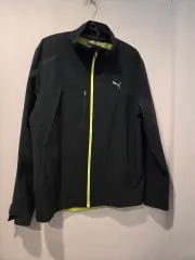 プーマ ブラック/蛍光色 ウィンドブレーカー ジャケット