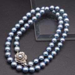テリ強】あこや真珠 Pearl necklace SV 22.8g akoya - メルカリ