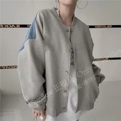 再入荷 トップス ブルゾン レディース デニム 異素材 切り替え 長袖 アウター 人気ジャケット ショート丈 ストレスフリーな着心地着回しを楽しめる一枚