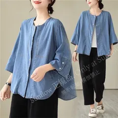再入荷 人気ジャケット デニム レディース 秋服羽織り 軽アウター シンプル 七分袖 今シーズン注目 スッキリとした人気アイテム 一枚でトレンド感いっぱい