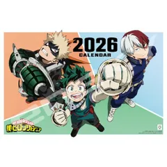 『僕のヒーローアカデミア』 2026年 壁掛けカレンダー CL-021