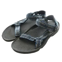 テバ Teva スポーツサンダル 総柄 黒 ブラック 紺 ネイビー /SS ■OS