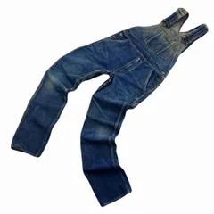 ビッグジョン オーバーオール サロペット メンズ W30 ビンテージ 80s きれいな色落ち感 デニム