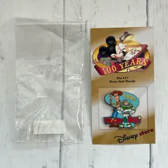 希少 ディズニーストア 100周年 ピンバッジ ウッディ バズ トイストーリー：ディズニーピンバッジ Disney