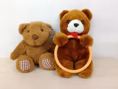42-16　テディベア・クマのぬいぐるみ　2個セット