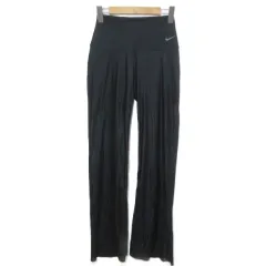 ナイキ NIKE Zenvy ゼンビー シアー ハイウエスト フルレングス 10分丈 パンツ ヨガウェア スポーツウェア DRI-FIT ワンポイント M 黒 ブラック FV7895 /X