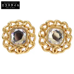 CHANEL シャネル 【美品】97A GP ココマーク クリスタル スクエア