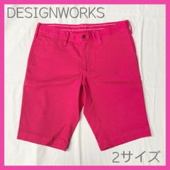 DESIGNWORKS パンツ ショートパンツ 2サイズ デザインワークス ピンク メンズ ショート チノ