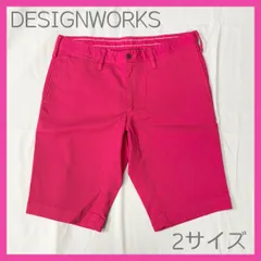 DESIGNWORKS パンツ ショートパンツ 2サイズ デザインワークス ピンク メンズ ショート チノのサムネイル