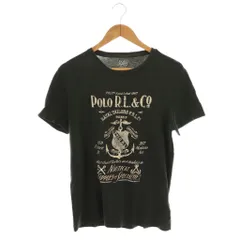 ポロ ラルフローレン POLO RALPH LAUREN Tシャツ カットソー 半袖 L チャコールブラック /ES