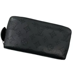 【中古】LOUIS VUITTON | ルイ・ヴィトン ジッピーウォレット マヒナ ラウンドファスナー長財布 M61867 ブラック【尾張小牧店】