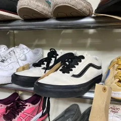 VANS オールドスクール ブラックソール スニーカー 白/黒