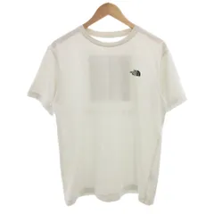ザノースフェイス THE NORTH FACE スクエアロゴバックプリントTシャツ Tシャツ 半袖 XL ホワイト 白 NT32038 /IU