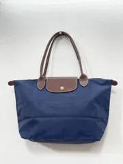 LONGCHAMP ロンシャン ル プリアージュ トート バッグ sizeM/紺 ■■◎レディース
