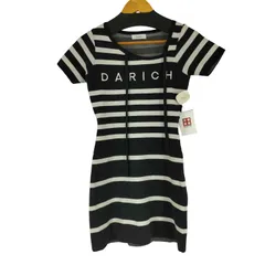 ダーリッチ Darich マルチボーダーニットミニワンピース レディース FREE 