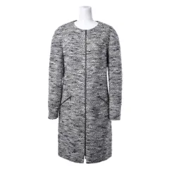 CHANEL 04A P24408W03399 ツイード ジップ ロング ジャケットのサムネイル