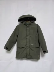 ZARA キッズ カーキ キルティング ダウン アウター ジャケット キッズ 4-5歳 1226