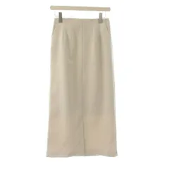 ナチュラルビューティーベーシック NATURAL BEAUTY BASIC スカート M アイボリー ロング丈 /JP