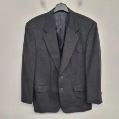 100/L ギャラクシー カーディナル カシミア ウールブレンド コンビ スーツ ジャケット (秋冬用)