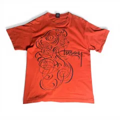 00s stussy Design T-shirt ステューシー OLD デザインtシャツ