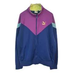 90年代 PUMA プーマ トラックジャケット スポーツ マルチカラー(メンズ L)中古 古着 X6204