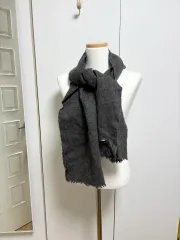 RENOMA レノマ カシミア 100% チャコール マフラー