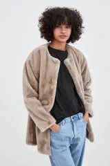 ZARA ザラ フェイクファー ジャケット ザラ フェイクファー ザラ ファージャケット