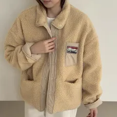 シープスキン+フリース 2つのムード リバーシブル アウター