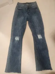 ダメージブーツカット デニム