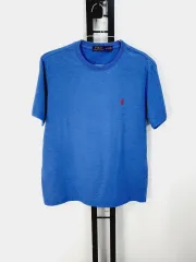 ポロラルフローレン 半袖Tシャツ ラウンド ブルー xxl