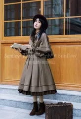 再入荷 【美品★新品未使用】コスプレ衣装 学院復かわいワンピー可愛lolit森ガーコスプレ衣キャラクター衣衣仮レディー可日系女子中高学園文化雰囲お呼ばイベン大舞新年会