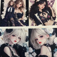 パネル生地　在庫処分‼️ 女の子16柄　383