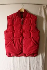 EDDIE BAUER (エディー・バウアー) 90s グースダウン ベスト レッド