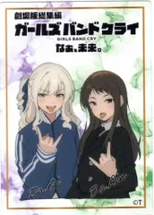 劇場版総集編ガールズバンドクライ 青春狂走曲 来場者特典 手島nari クリアカード(アイ、リン) 5週目