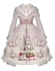 再入荷 【特価】人気商品★ロリータワンピース レトロ 中世紀 宮殿風 貴族風 ドレス コスプレ衣装 お姫様 長袖 フリル ボリューム 森ガール ゆめかわい