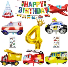【新着商品】誕生日 飾り付け 男の子、大きな 車 バルーン 誕生日バルーン 4歳 男の子 誕生日プレゼント 誕生日 車 風船 誕生日 バルーン 飾り