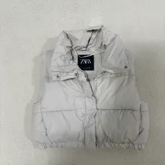 S ザラ クロップド ダウン ベスト (洗濯必要) 1218-2