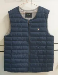 (未使用)GUESS ゲス キッズ キルティング ダウン ベスト ネイビー 150