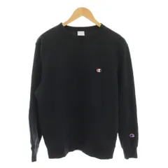 チャンピオン CHAMPION クルーネックスウェットシャツ トレーナー 長袖 M 紺 ネイビー ロゴ刺繍 C3-Y035 /YM