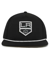 アメリカンニードル メンズ アクセサリー 帽子 American Needle Mens Black Los Angeles Kings Buxton Pro Tech Adjustable Hat Black ブラック