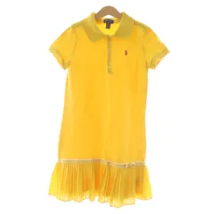 ポロ ラルフローレン POLO RALPH LAUREN ポロワンピース 半袖 L 黄色 イエロー /RR