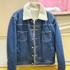 (今週までの出品) レディース フリーサイズ シープスキン デニムジャケット